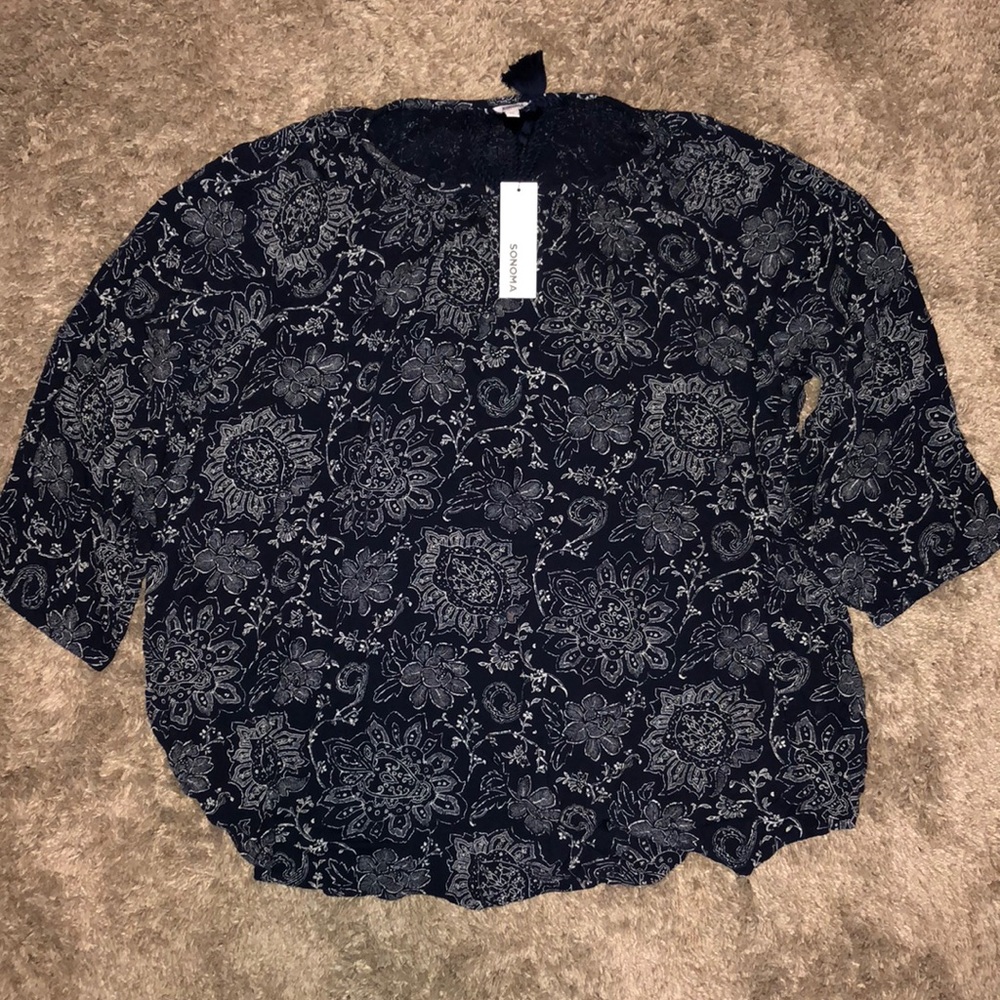3/4 sleeve tunic